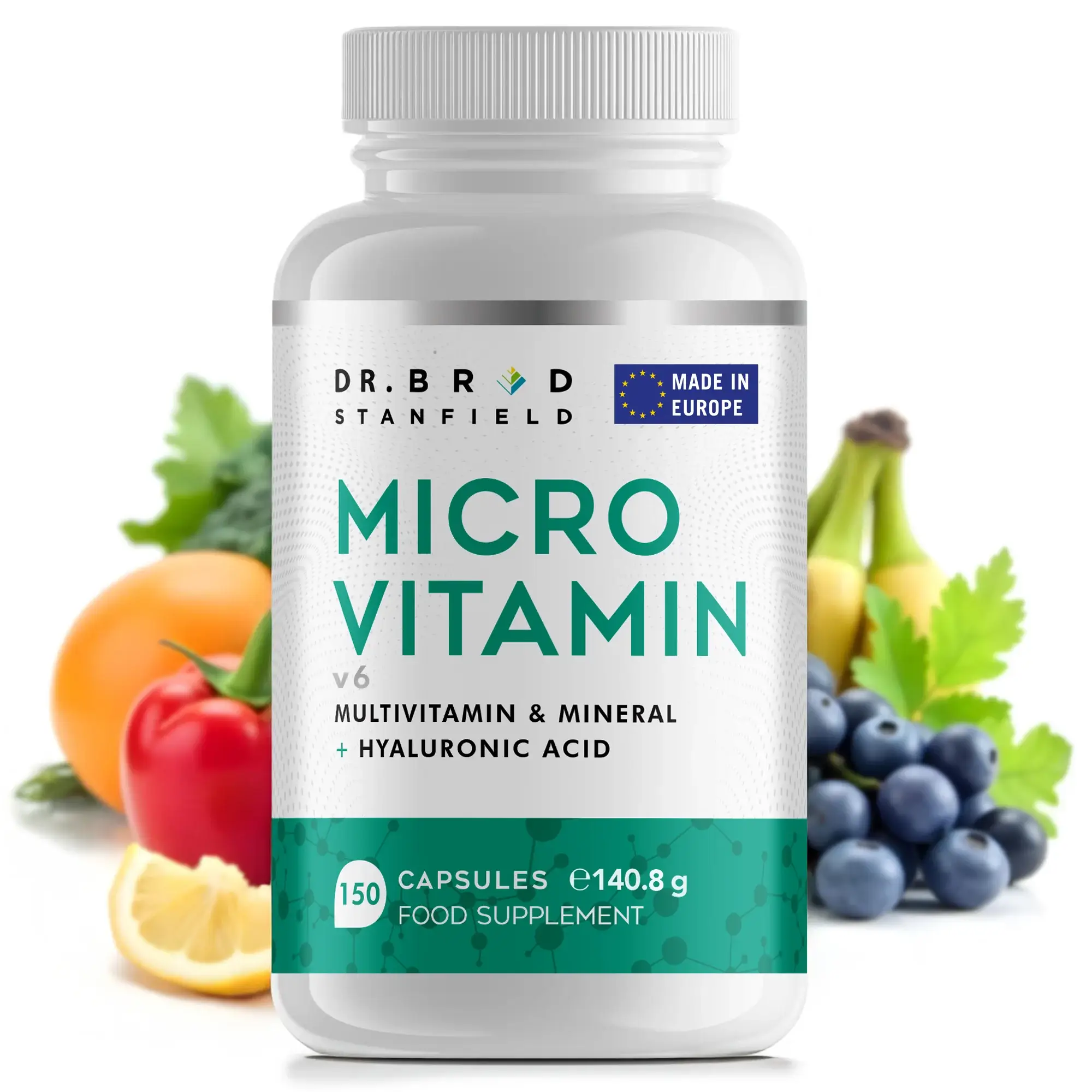 Microvitamin Bottle by Dr Brad Stanfield