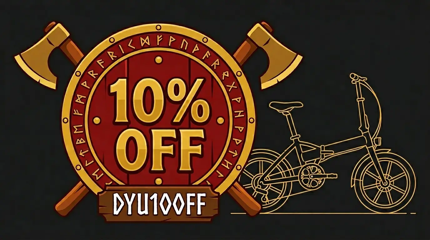 DYU discount code DYU10OFF for 10% off any electric bike, verified by CouponViking.