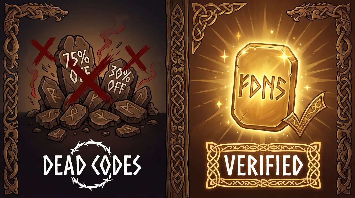 Comparison of fake expired BestQool codes versus the verified FDN5 discount code