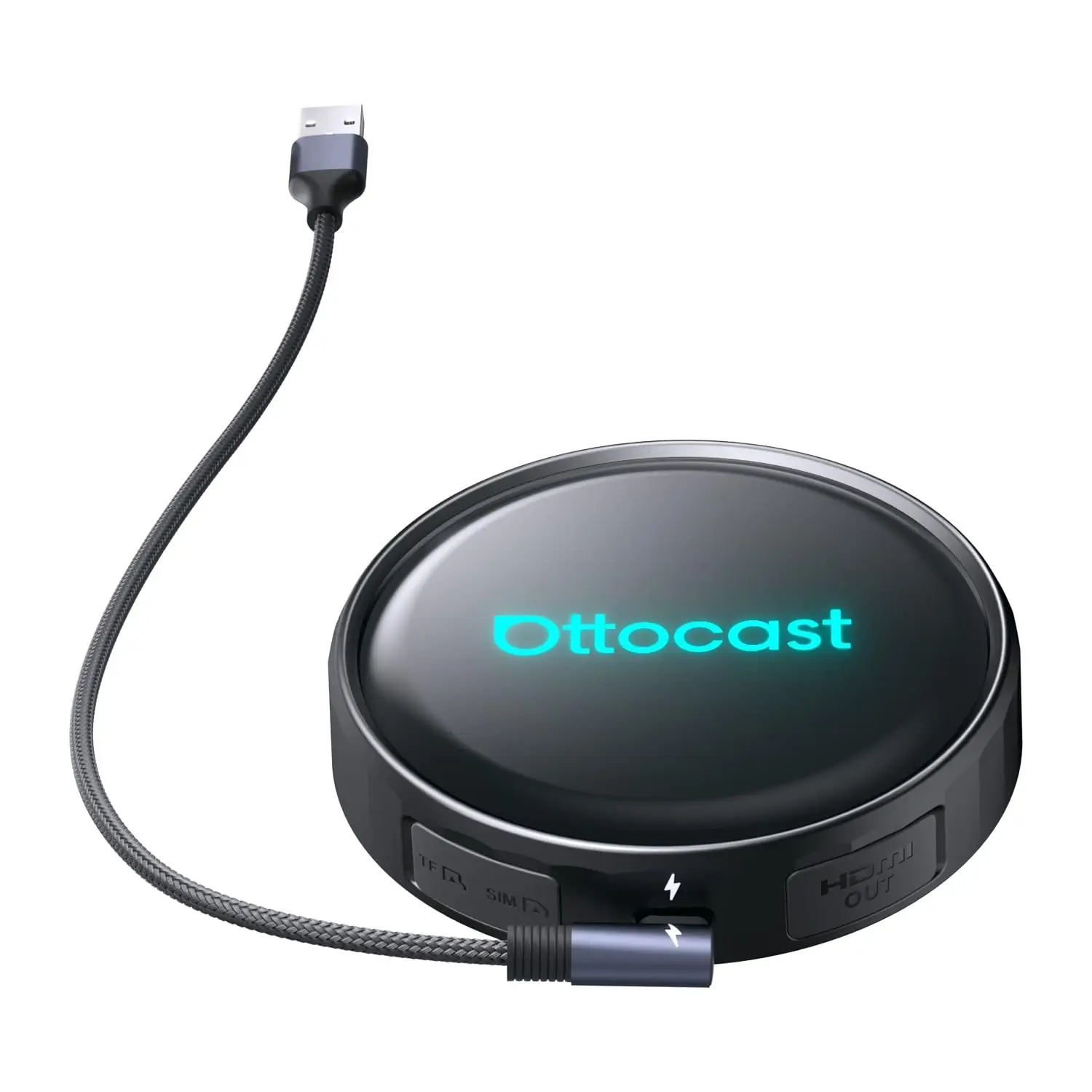 Ottocast P3 Pro CarPlay AI Box for in-car multimedia and phone connectivity